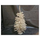 Vintage Silver Tinsel/Aluminum Christmas Tree
