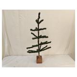 29" Faux Feather Tabletop Christmas Tree