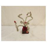 Aluminum Tinsel Tabletop Christmas Tree