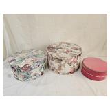 Vintage Hat and Wig Boxes