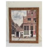 The Little Street by Johannes Vermeer Framed Print