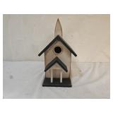Vintage Folk Art Church Birdhouse