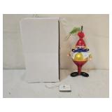 De Carlini Italian Tweedle Dee Glass Ornament