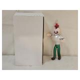 De Carlini Italian Bluto Brutus Glass Ornament