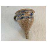 Greenfield Village Blue Painted Stoneware Funnel