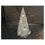 Vintage Tabletop Bottle Brush Christmas Tree