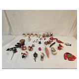 Assortment of Vintage & Modern Christmas Ornaments