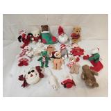 Plush Christmas Tree Ornaments