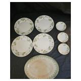Wedgwood Platter, Pope Gosser Plates and Bowls