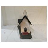 Vintage Folk Art Church Multi Family Birdhouse