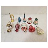 10 Vintage Glass Christmas Ornaments