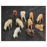 10 Italy, Germany and Other Sheep Figurines