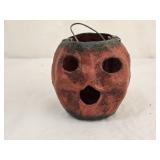 Antique Paper Mache Jack-O-Lantern Bucket