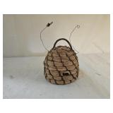 Hand Woven Straw Beehive Decor