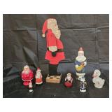Santa Claus Figures and Glow In The Dark Duck