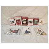Hallmark, Pottery and Crocheted Ornaments