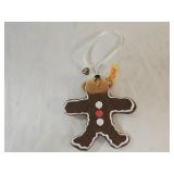 Steiff Gingerbread Man Teddy Bear Xmas Ornament