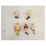 Vintage Glass and Art Glass Clip Ornaments