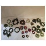 Assortment of Miniature Wreathes