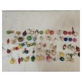 66 Antique Vintage HP Glass Christmas Ornaments