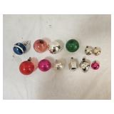 12 Vintage Glass Ornaments