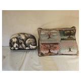 The Toy Works Stuffed Dog, 4 Seasons Pillow