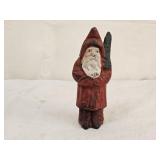 Antique Cast Iron Old World Santa Coin Bank