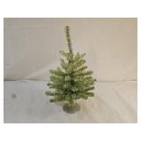 Vintage Green Tinsel/Aluminum Christmas Tree