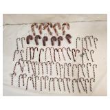 Vintage Bottle Brush and Pipe Cleaner Candy Canes