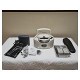 Portable CD Player, Sound Machine, Travel Plugs