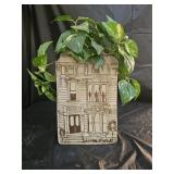 Vintage Lopez Bennington Pottery House Planter