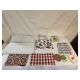Early American Table Pads, Rugs, Bag, Coasters