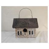 Vintage Primitive Folk Art Birdhouse