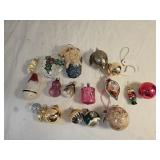 19 Vintage, Glass and Other Christmas Ornaments