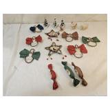 Vintage Tissue Paper Ornaments, Celluloid Animals