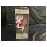 Steiff Mohair Teddy Bear Bell Ringer Ornament