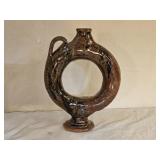 Marie Rogers Signed Stoneware Pottery Ring Jug