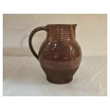 Wisconsin Pottery Glazed Stoneware Pitcher