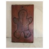 River Bend Wood Gingerbread Man Cookie Board