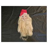 Vintage Old World Folk Art Santa Wall Hanging