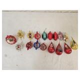 Vintage 1950s/60s Jewel Brite Plastic Ornaments