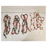 Vintage Mercury Glass Bulb Christmas Tree Garland