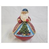 Jim Shore Heartwood Roly Poly Santa Claus Figurine