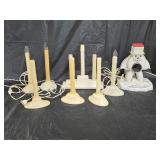 Vintage Elec. Window Candles, Sno-Cone Machine