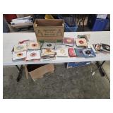 Large Box of Vintage 45RPM Vinyl Records