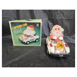 Vintage 1980s Son AI Toys Santa Claus Cartoon Car