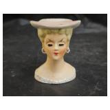 Vintage Japan Lady Miniature Head Vase