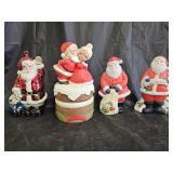Santa Claus Music Box, Figurines and Ornament
