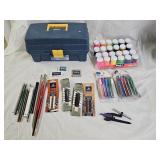 Art/Craft Box, Pencils, Paint, Glue, Supplies