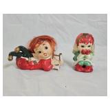 Vintage 1960s Lefton & Napco Christmas Figurines